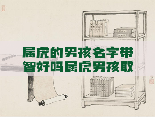 属虎的男孩名字带智好吗属虎男孩取名字寓意好的字